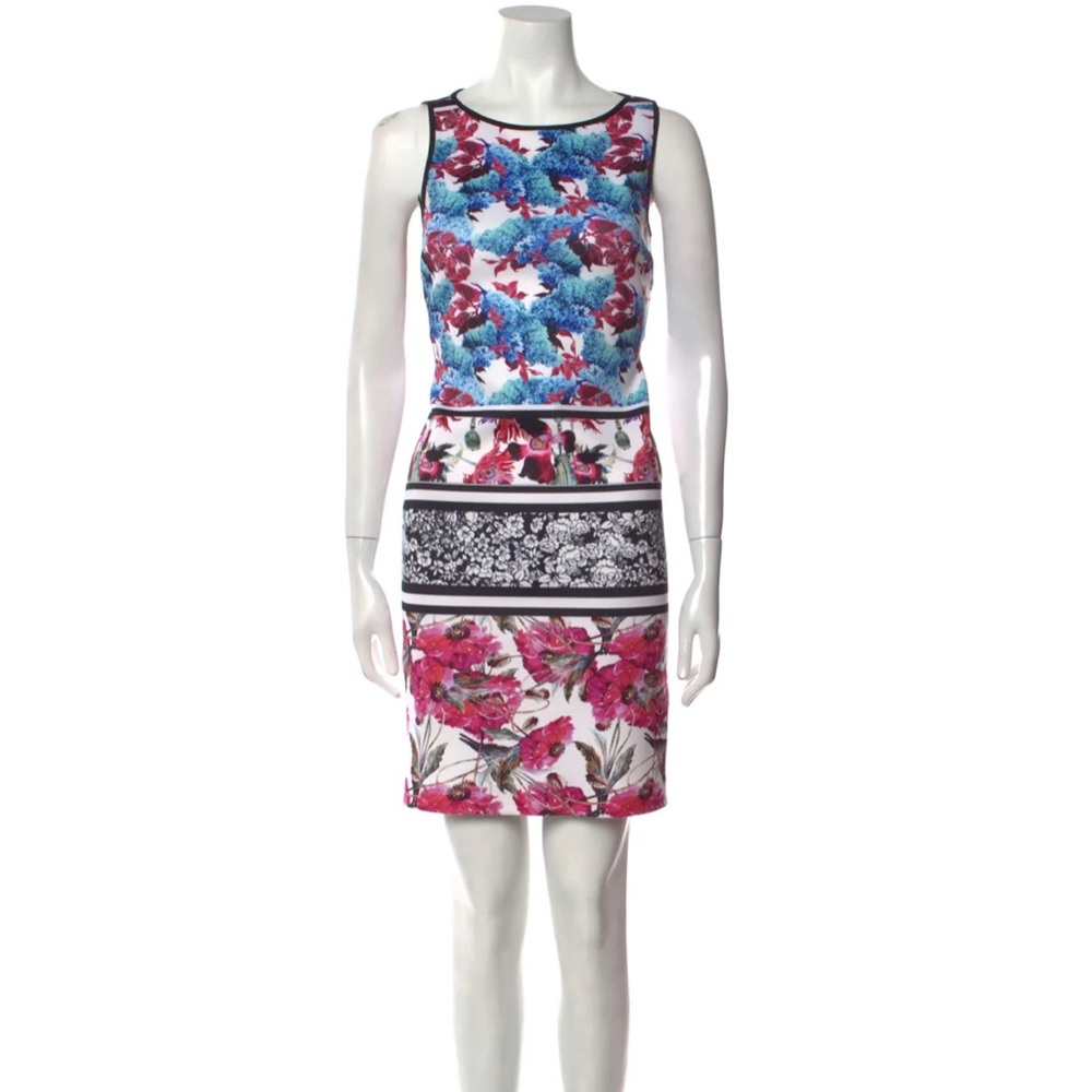 Clover canyon floral print mini dress